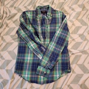 American eagle plaid top